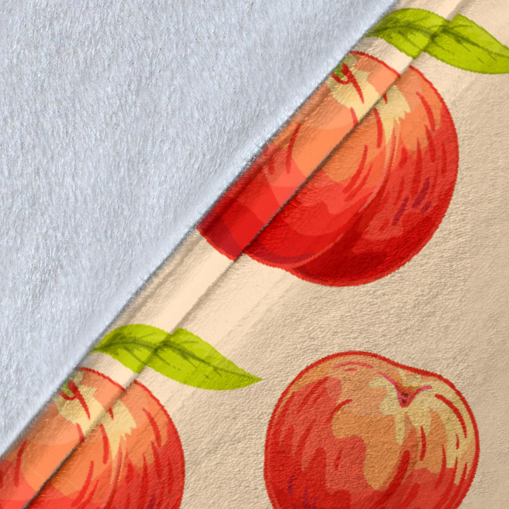 Peach Pattern Print Design A03 Premium Blanket