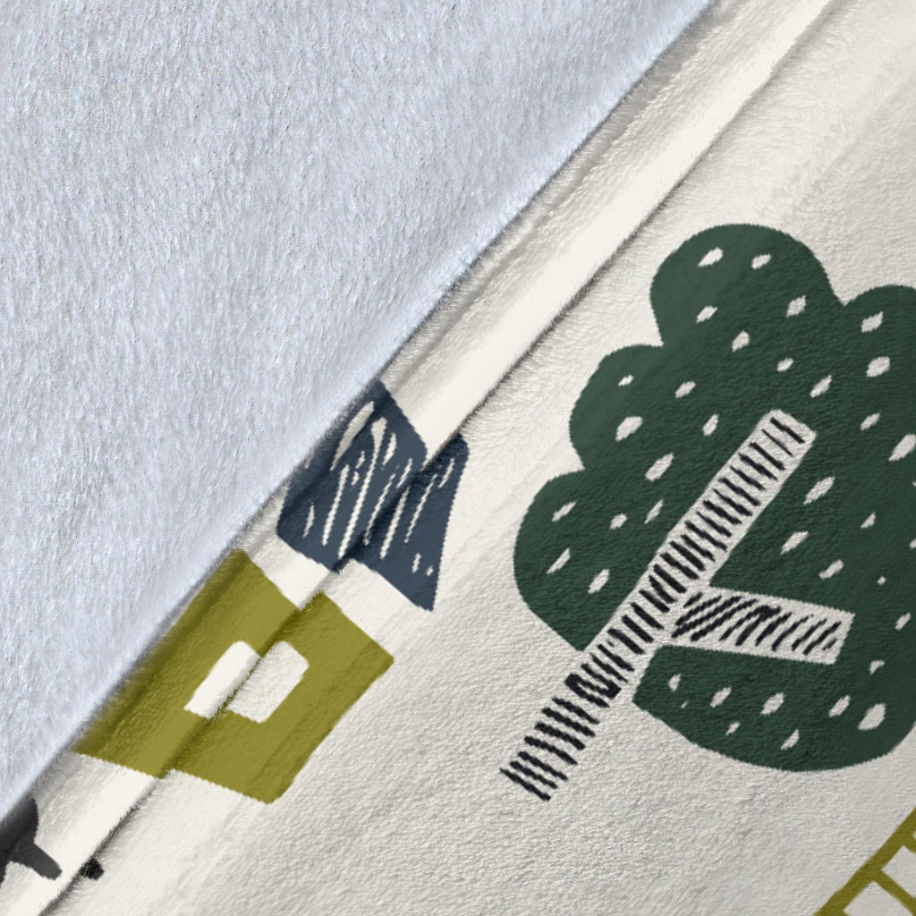 Agricultural Farm Print Design 01 Premium Blanket
