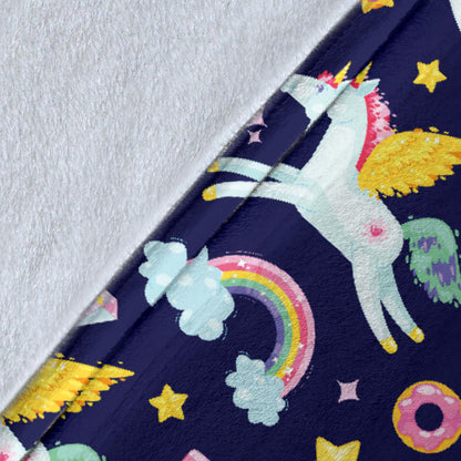 Pegasus Pattern Print Design 05 Premium Blanket