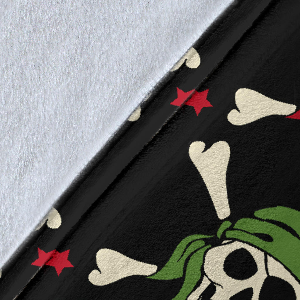 Pirate Pattern Print Design A01 Premium Blanket
