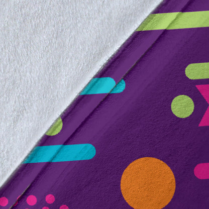 90s Pattern Print Design 4 Premium Blanket