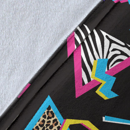 80s Pattern Print Design 3 Premium Blanket