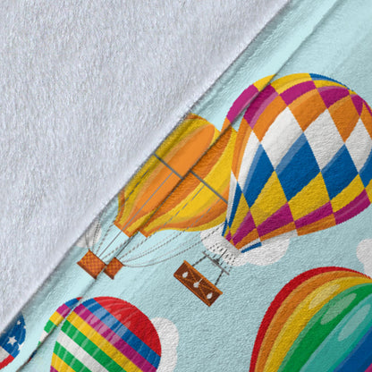 Ballon Pattern Print Design 07 Premium Blanket