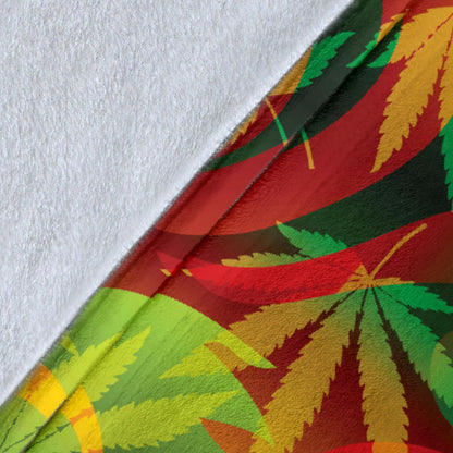 Rastafarian Pattern Print Design A01 Premium Blanket
