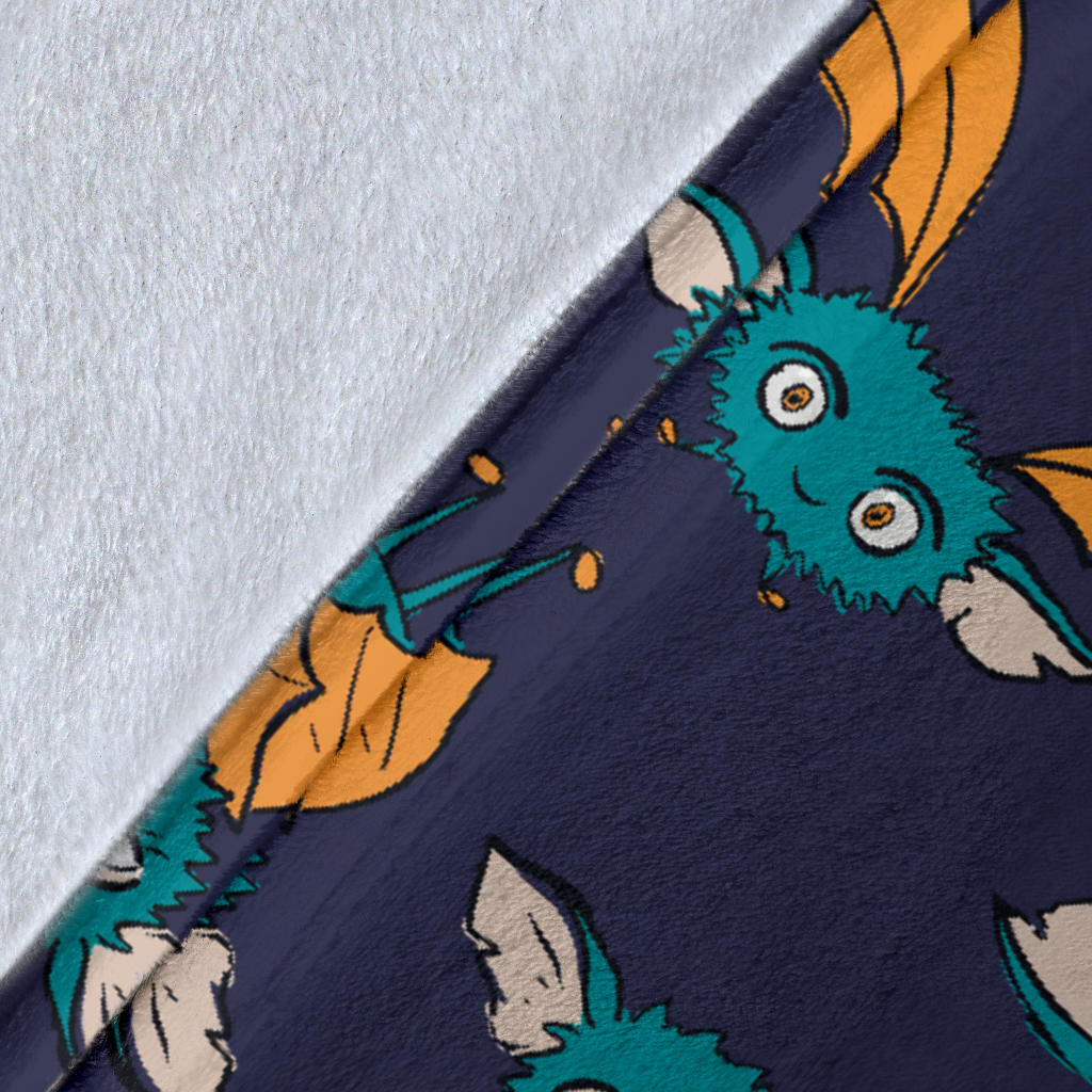 Bat Pattern Print Design 07 Premium Blanket