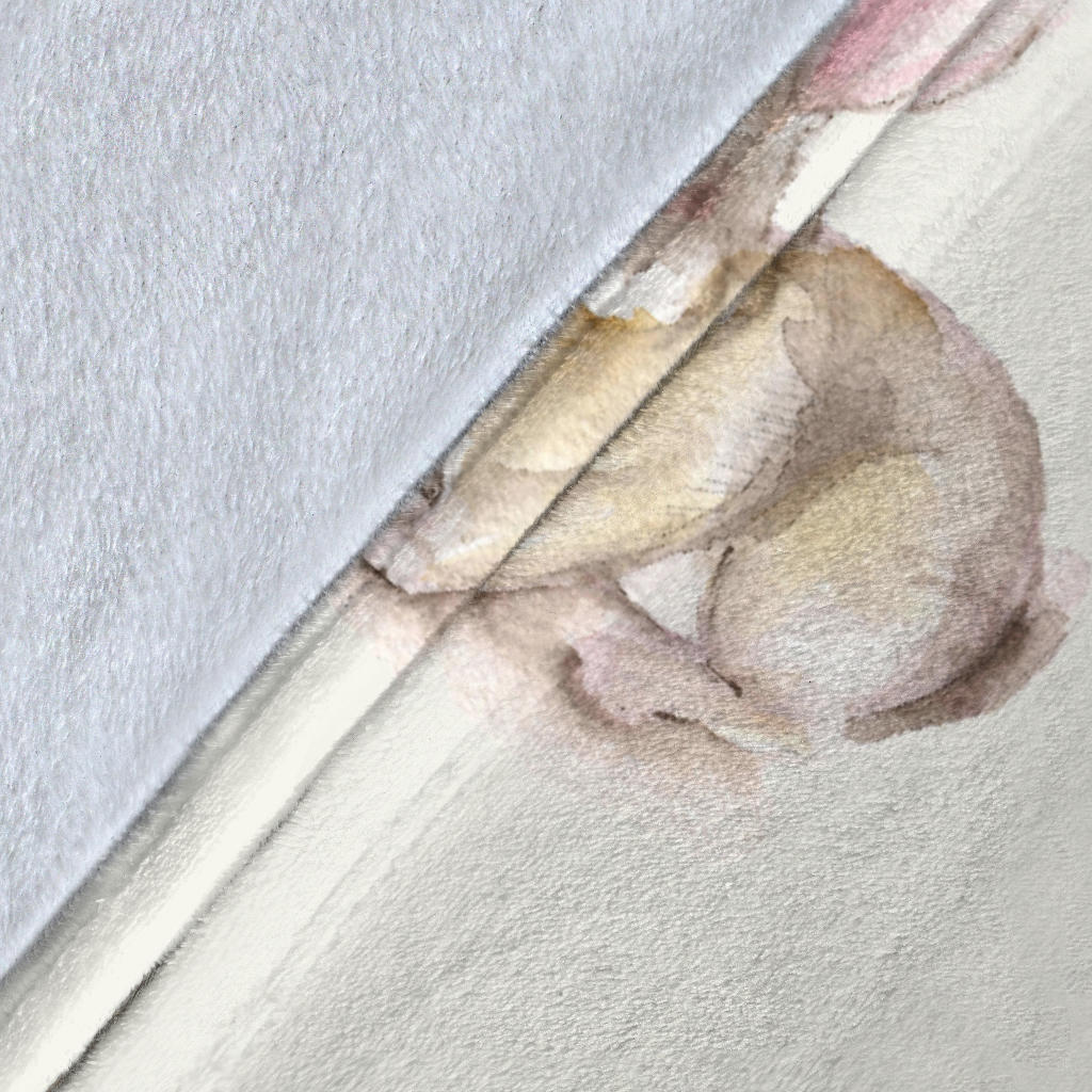 Rabbit Pattern Print Design 01 Premium Blanket
