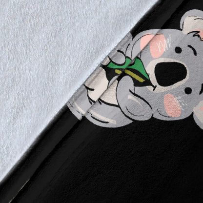 Koala Pattern Print Design 05 Premium Blanket