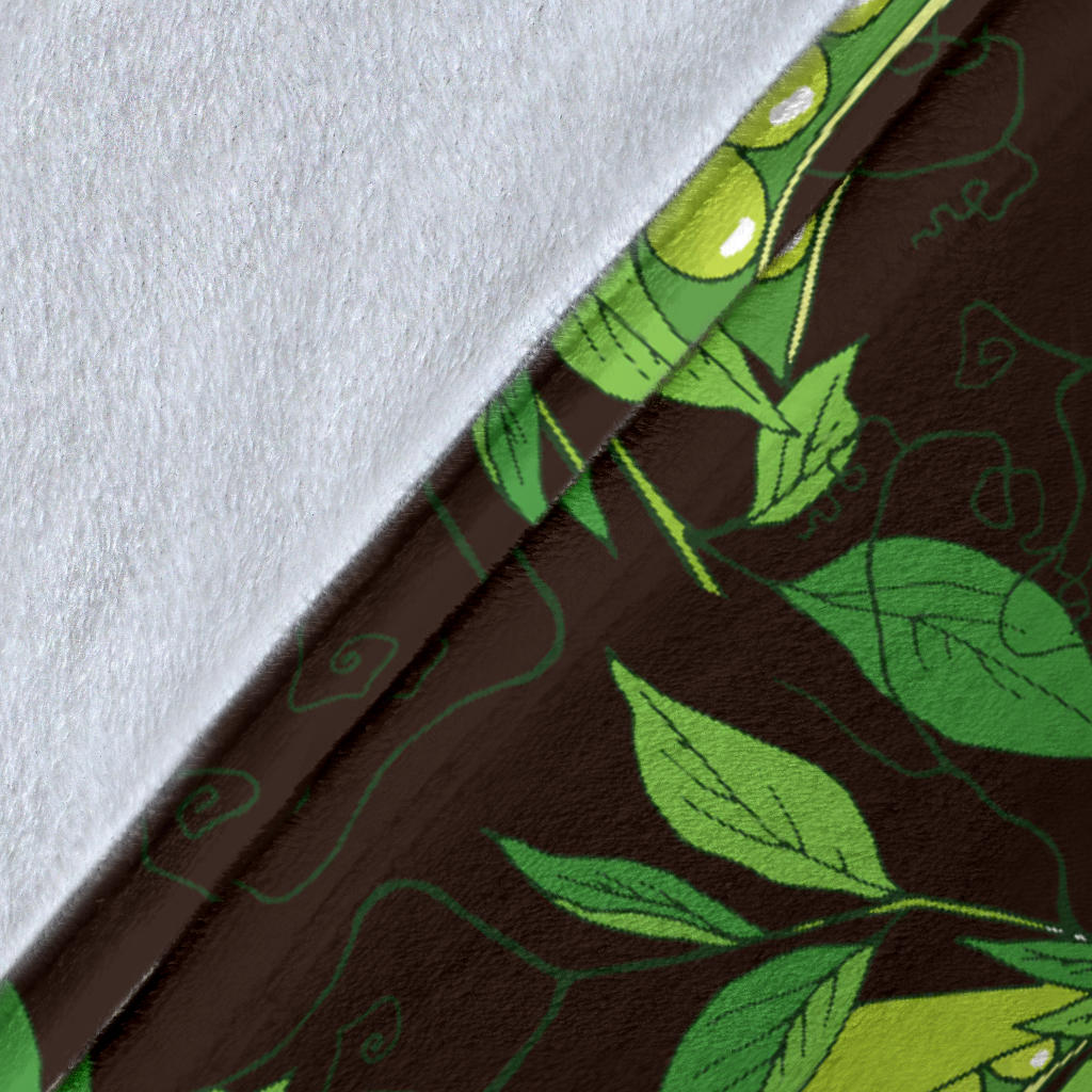 Peas Pattern Print Design A03 Premium Blanket