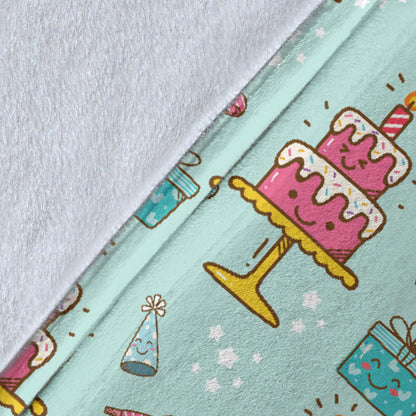 Cake Pattern Print Design 06 Premium Blanket