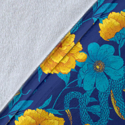 Boa Pattern Print Design 01 Premium Blanket