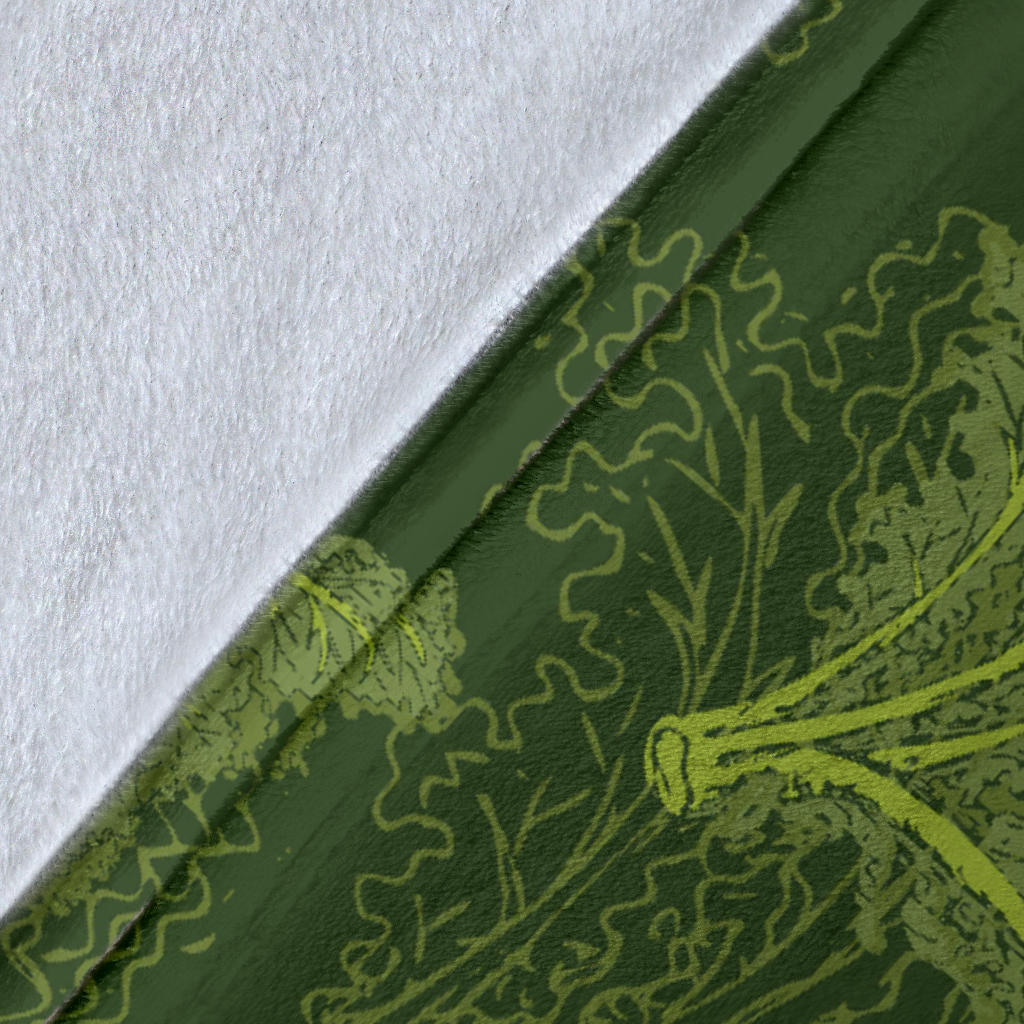 Kale Pattern Print Design 01 Premium Blanket