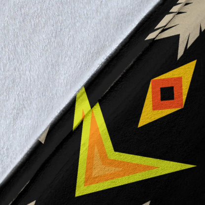 Native Pattern Print Design A05 Premium Blanket