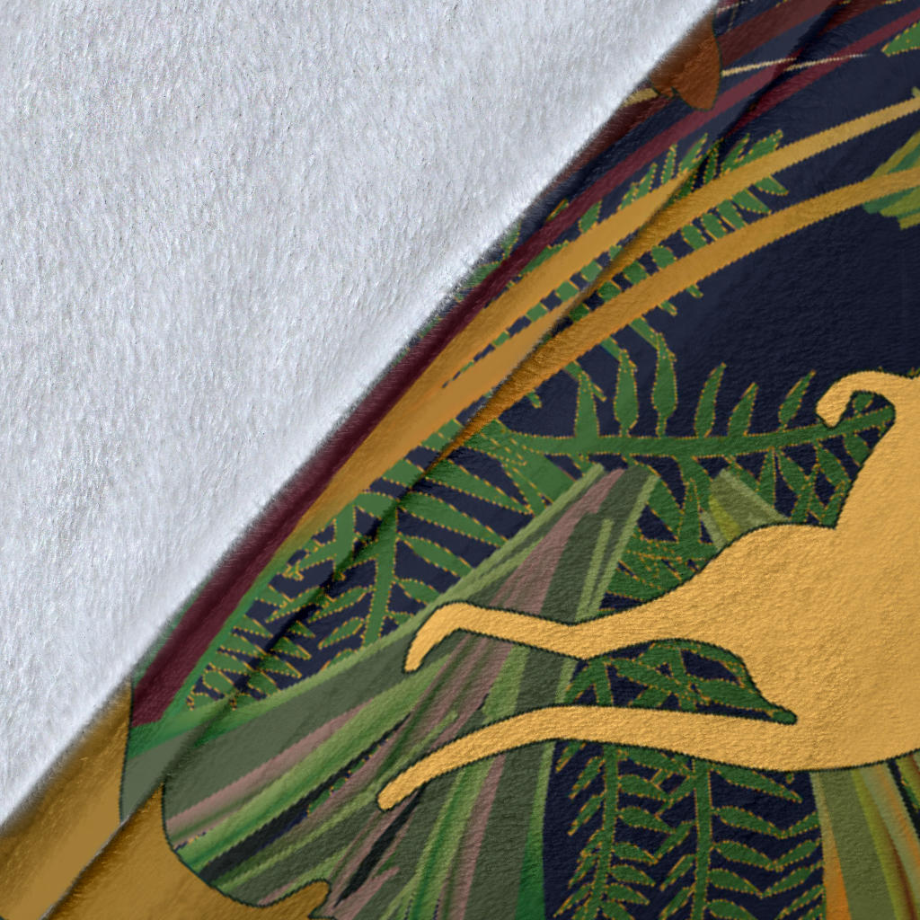 Kangaroos Pattern Print Design 07 Premium Blanket