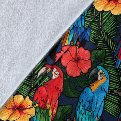 Parrot Pattern Print Design A01 Premium Blanket