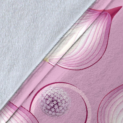 Onion Pattern Print Design A01 Premium Blanket