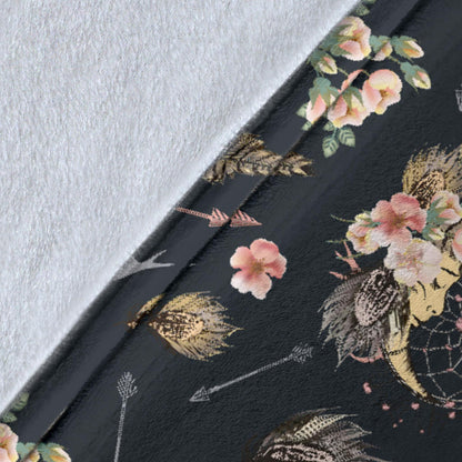 Bohemian Pattern Print Design 09 Premium Blanket