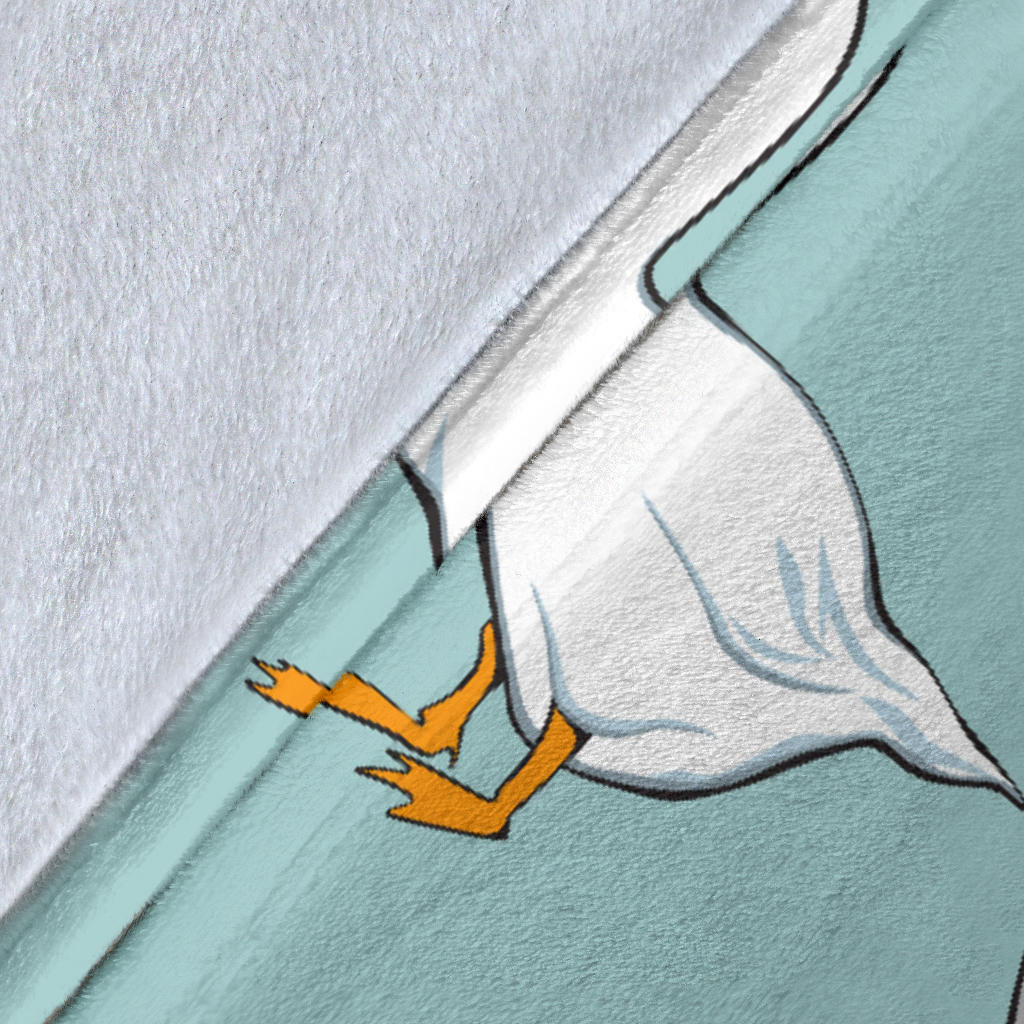 Goose Pattern Print Design 02 Premium Blanket