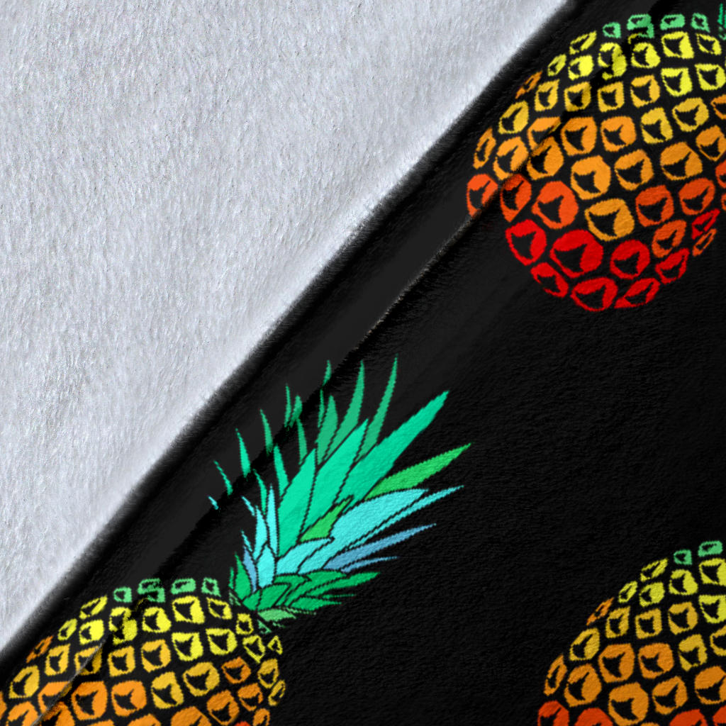 Pineapple Pattern Print Design A05 Premium Blanket
