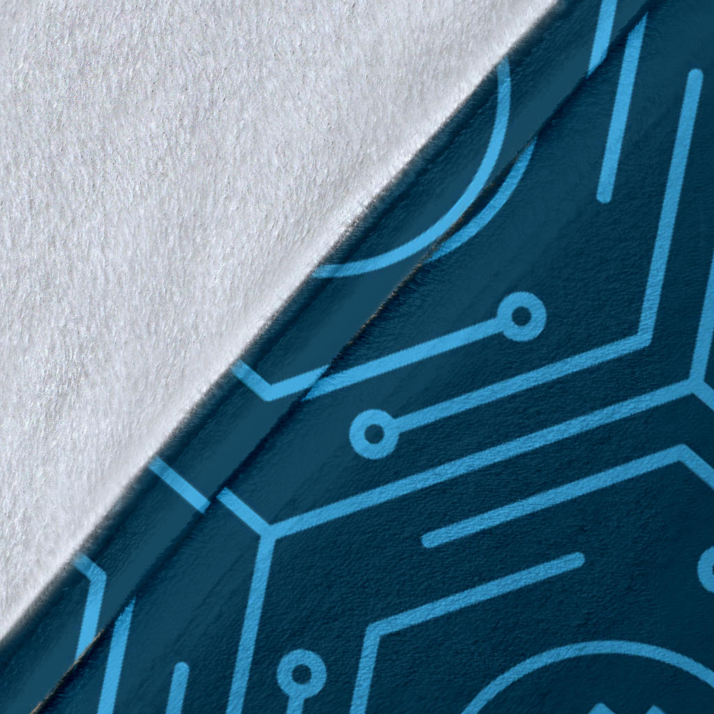 Cryptocurrency Pattern Print Design 04 Premium Blanket