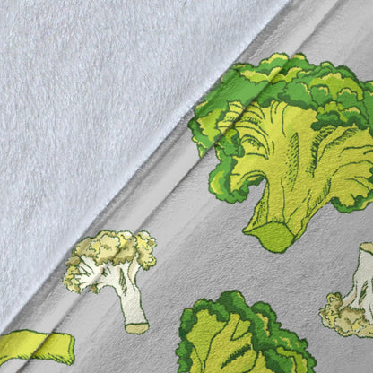 Broccoli Pattern Print Design 03 Premium Blanket