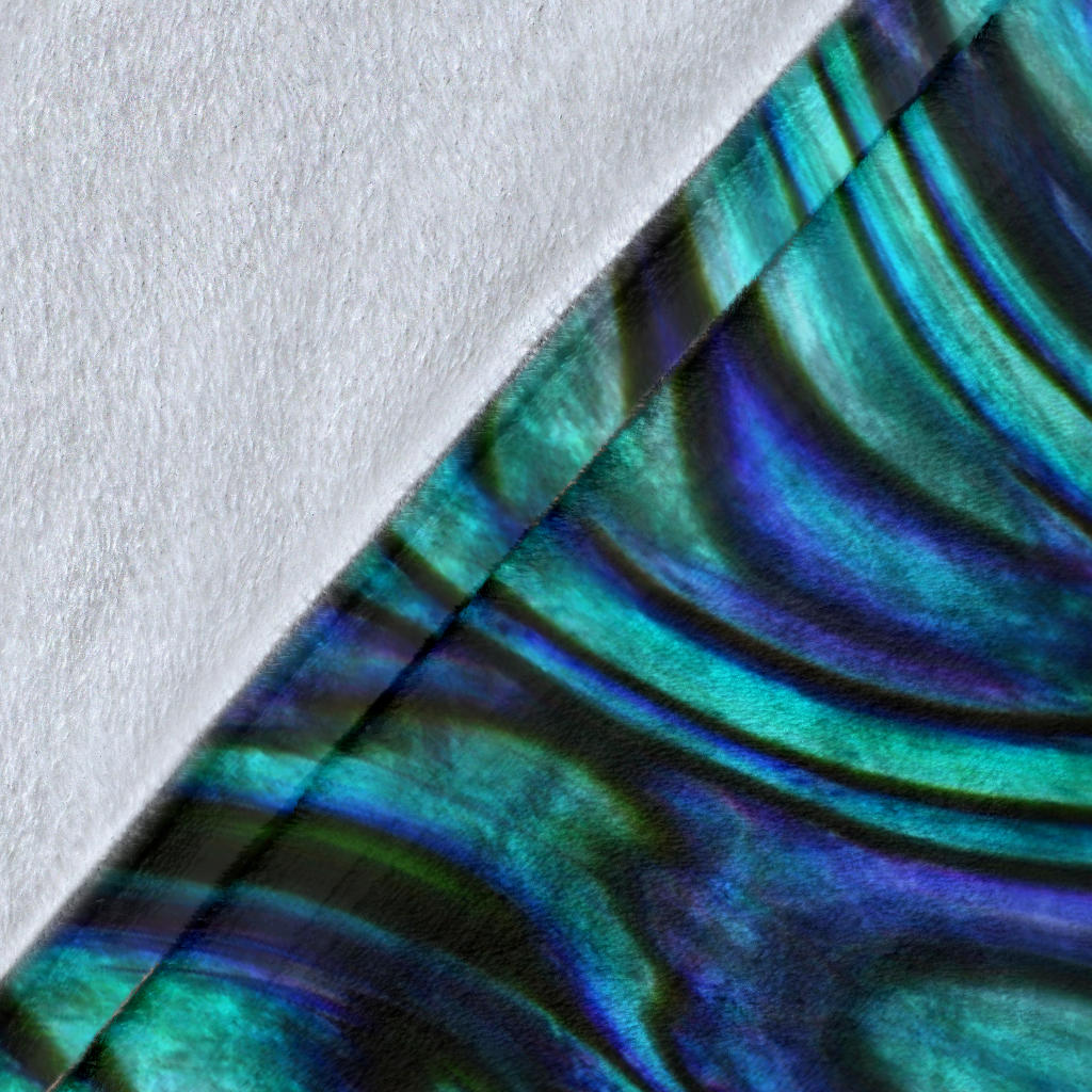 Abalone Pattern Print Design 02 Premium Blanket