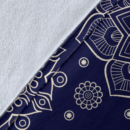 Mandala Pattern Print Design 02 Premium Blanket