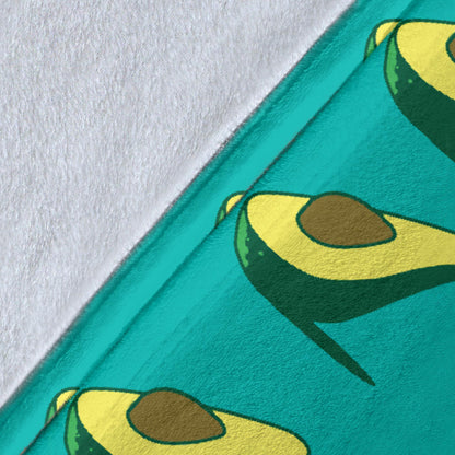 Avocado Pattern Print Design 03 Premium Blanket