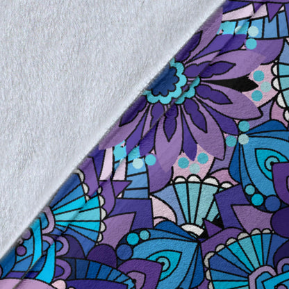 Mandala Pattern Print Design 04 Premium Blanket