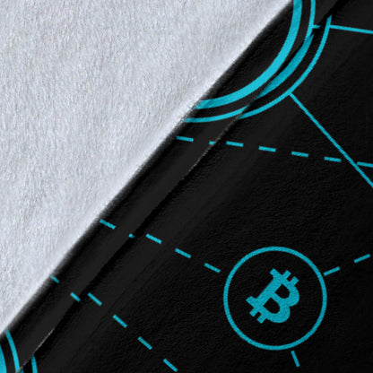 Cryptocurrency Pattern Print Design 01 Premium Blanket