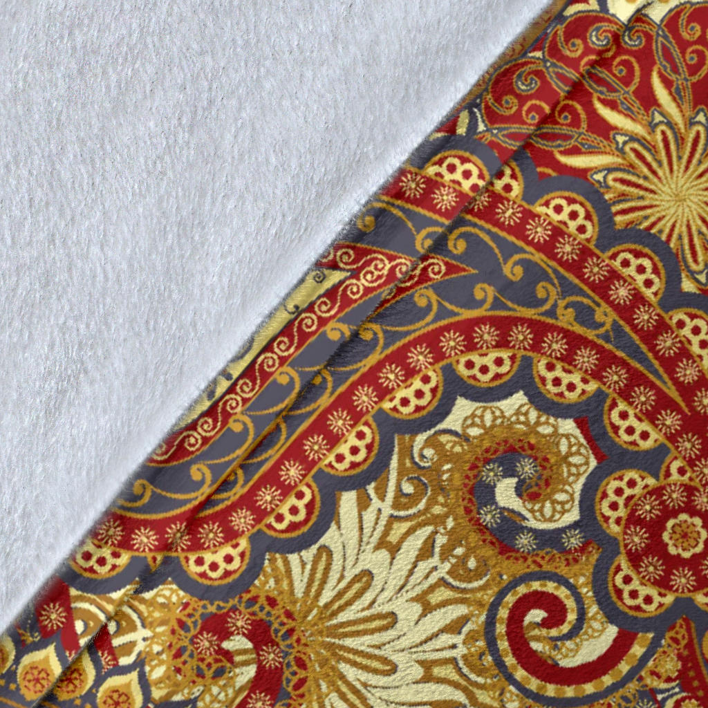 Boho Pattern Print Design 08 Premium Blanket