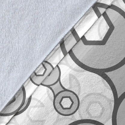 Mechanic Pattern Print Design 05 Premium Blanket