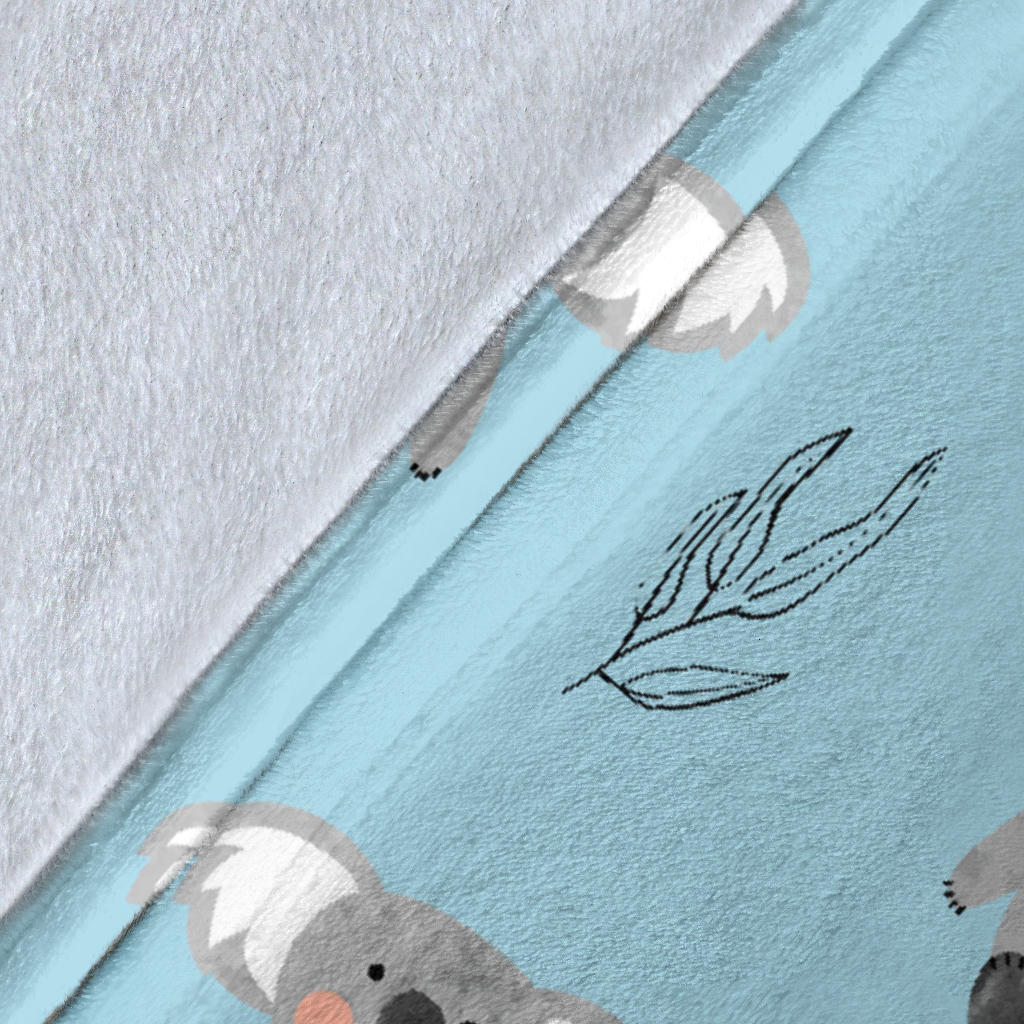 Koala Pattern Print Design 01 Premium Blanket