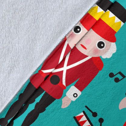 Nutcracker Pattern Print Design A03 Premium Blanket