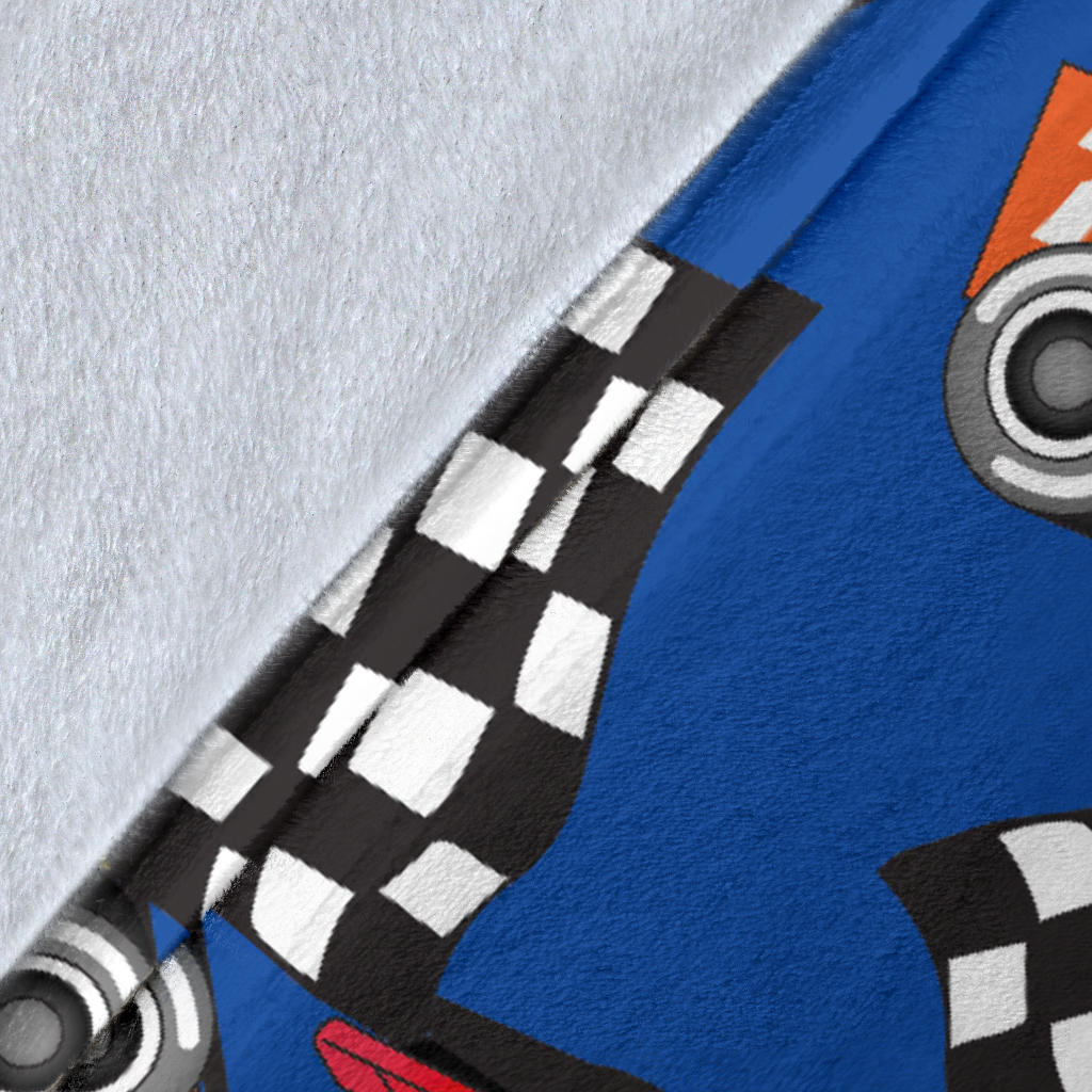 Racing Pattern Print Design A01 Premium Blanket
