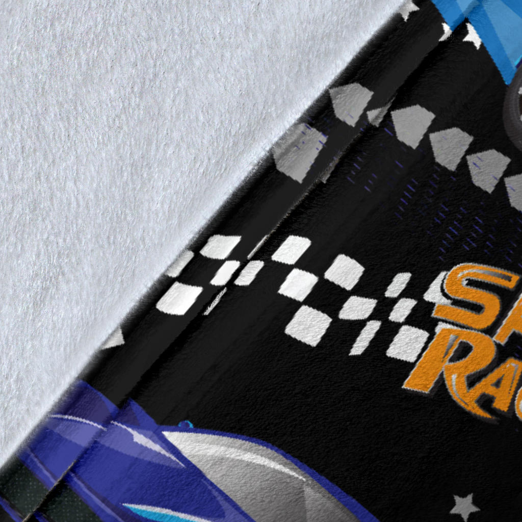 Racing Pattern Print Design A05 Premium Blanket