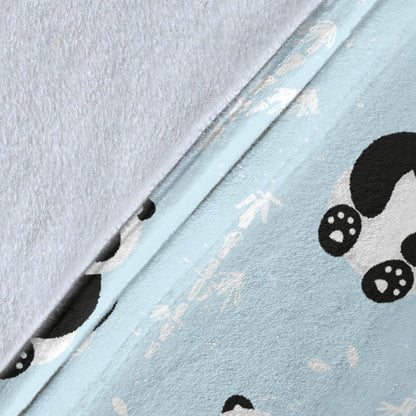 Panda Pattern Print Design A01 Premium Blanket