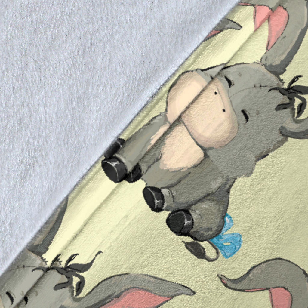 Donkey Baby Pattern Print Design 02 Premium Blanket