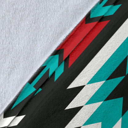 Native Pattern Print Design A08 Premium Blanket
