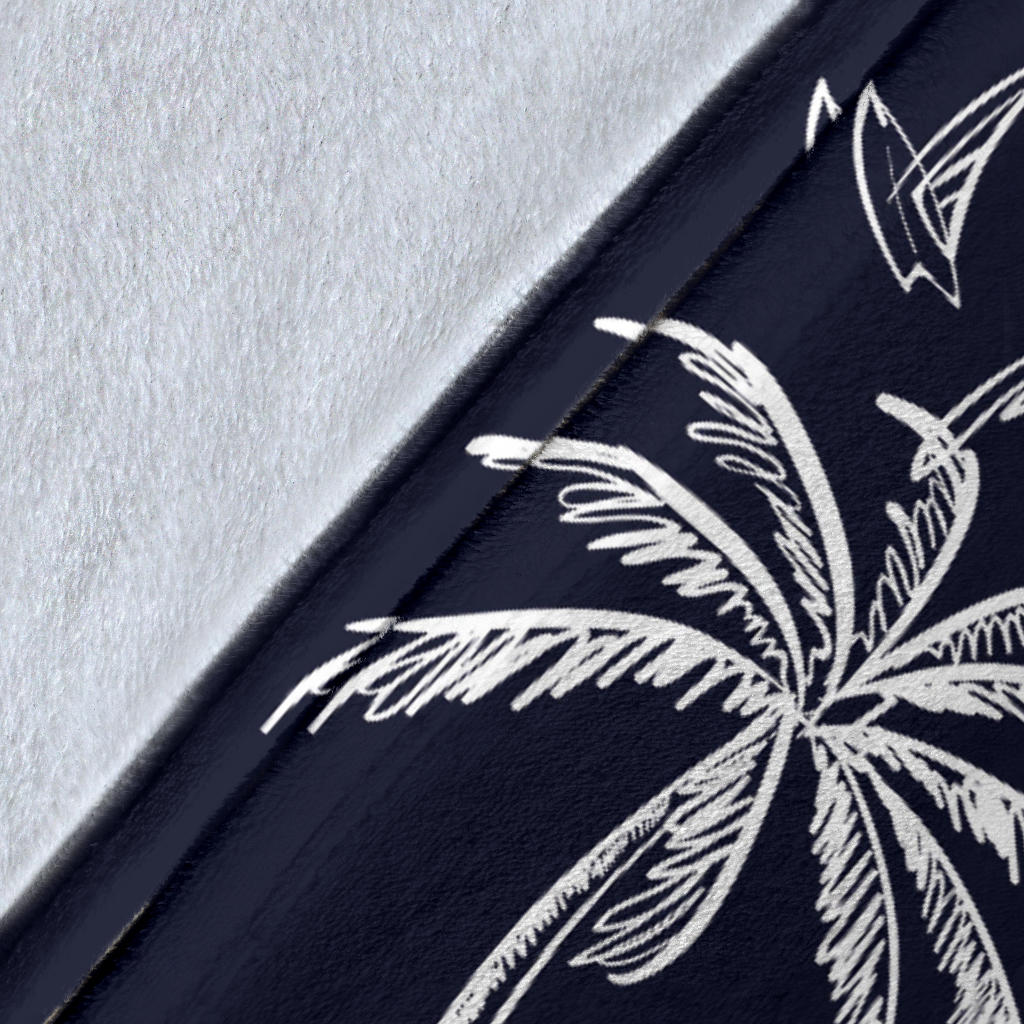 Pacific island Pattern Print Design A02 Premium Blanket