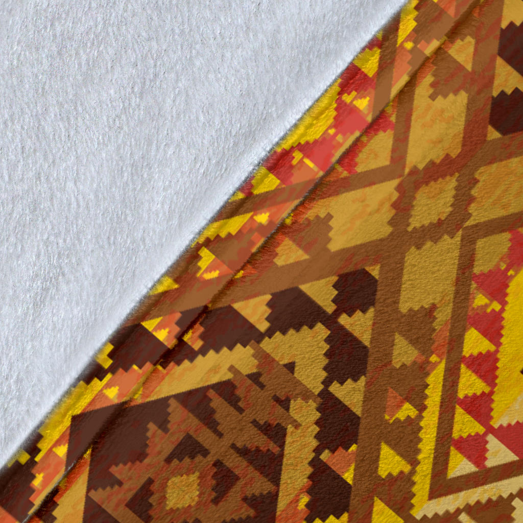 Native Pattern Print Design A09 Premium Blanket