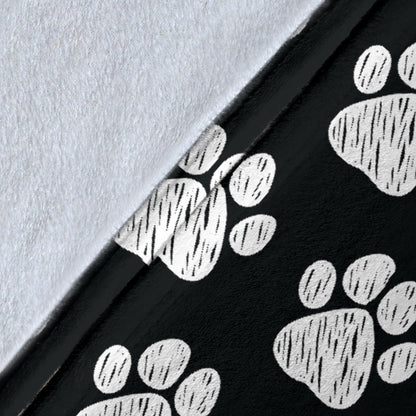 Paw Pattern Print Design A02 Premium Blanket