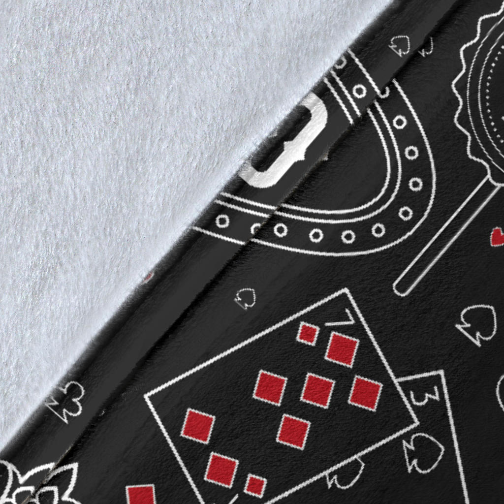 Casino Pattern Print Design 04 Premium Blanket