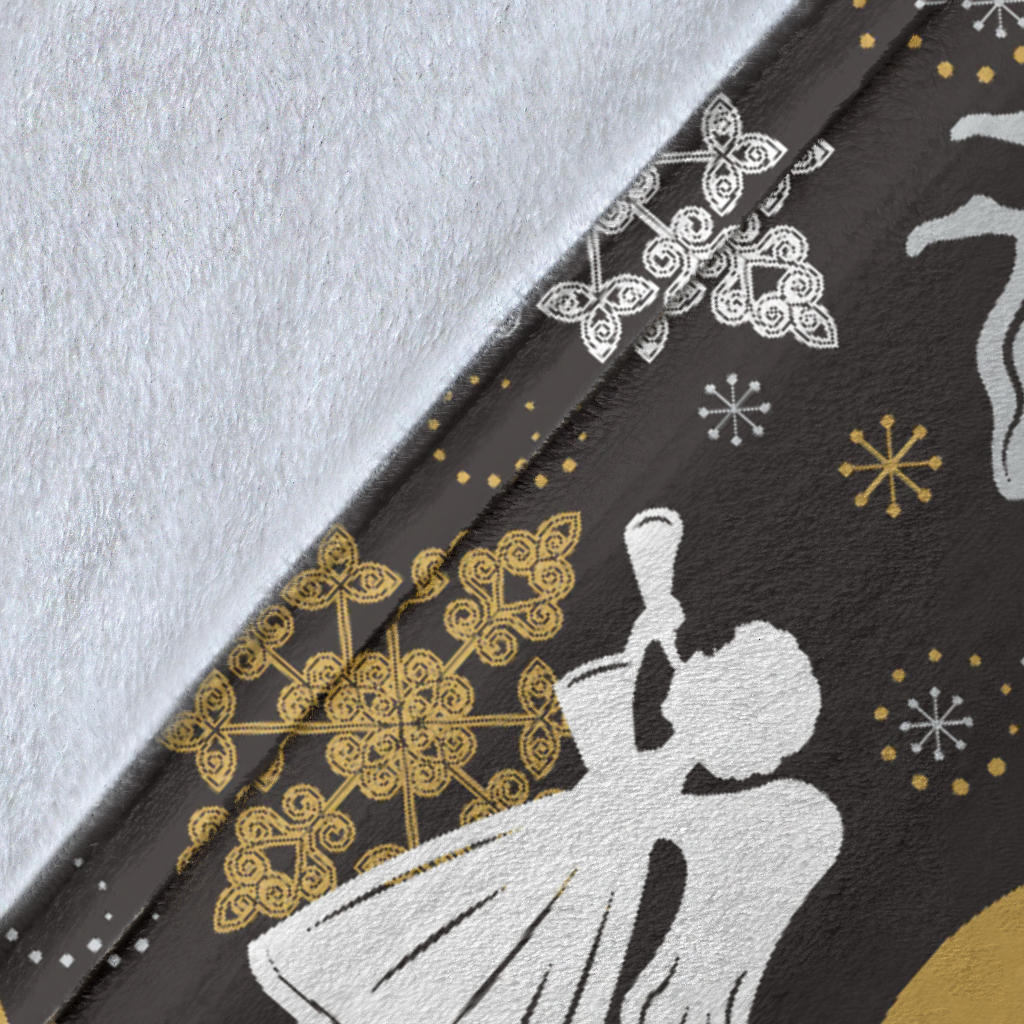 Angel Pattern Print Design 04 Premium Blanket