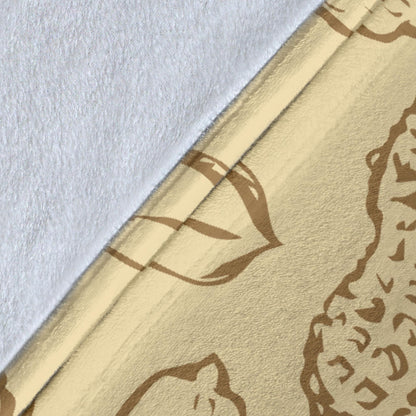 Peanut Pattern Print Design A02 Premium Blanket