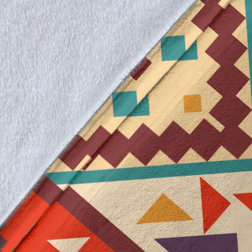 Navajo Pattern Print Design A01 Premium Blanket