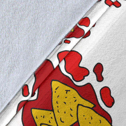 Nachos Pattern Print Design A03 Premium Blanket