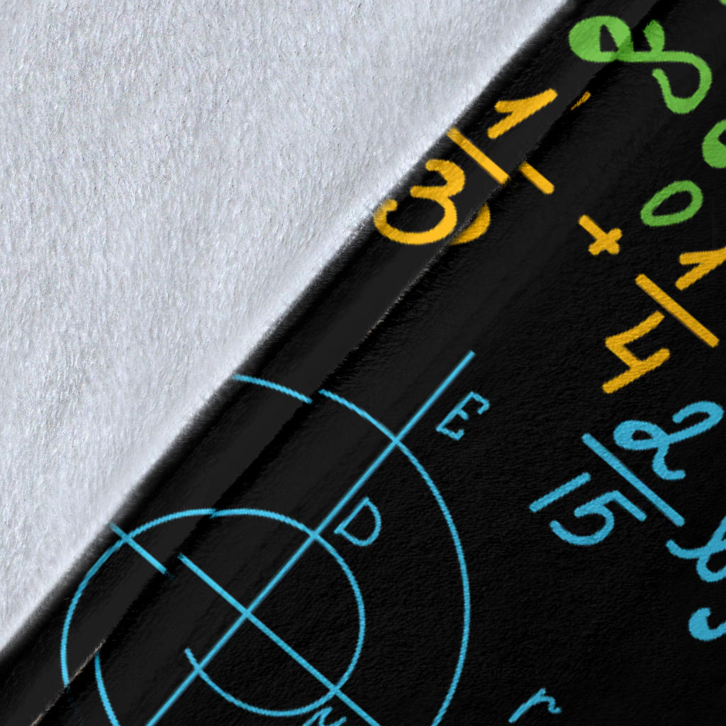 Math Pattern Print Design 03 Premium Blanket