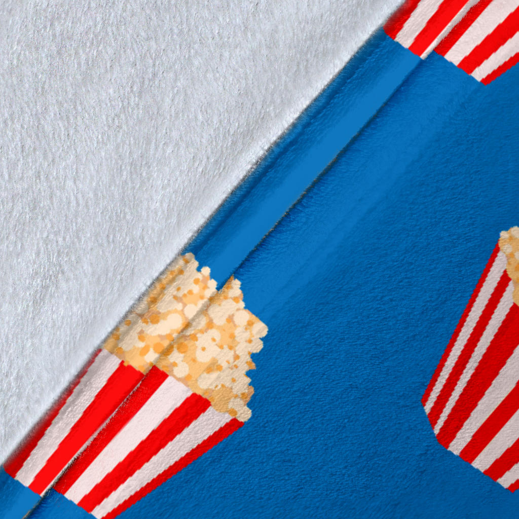 Popcorn Pattern Print Design A04 Premium Blanket