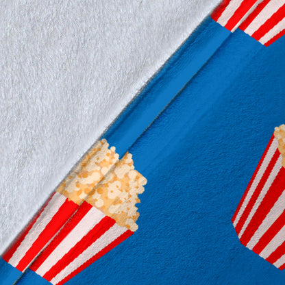 Popcorn Pattern Print Design A04 Premium Blanket
