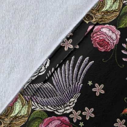 Angel Wings Pattern Print Design 06 Premium Blanket